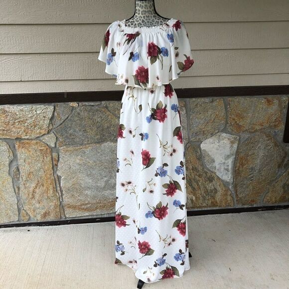Show Me Your Mumu SMYM Hacienda Floral Maxi Dress Size Small - Picture 8 of 15